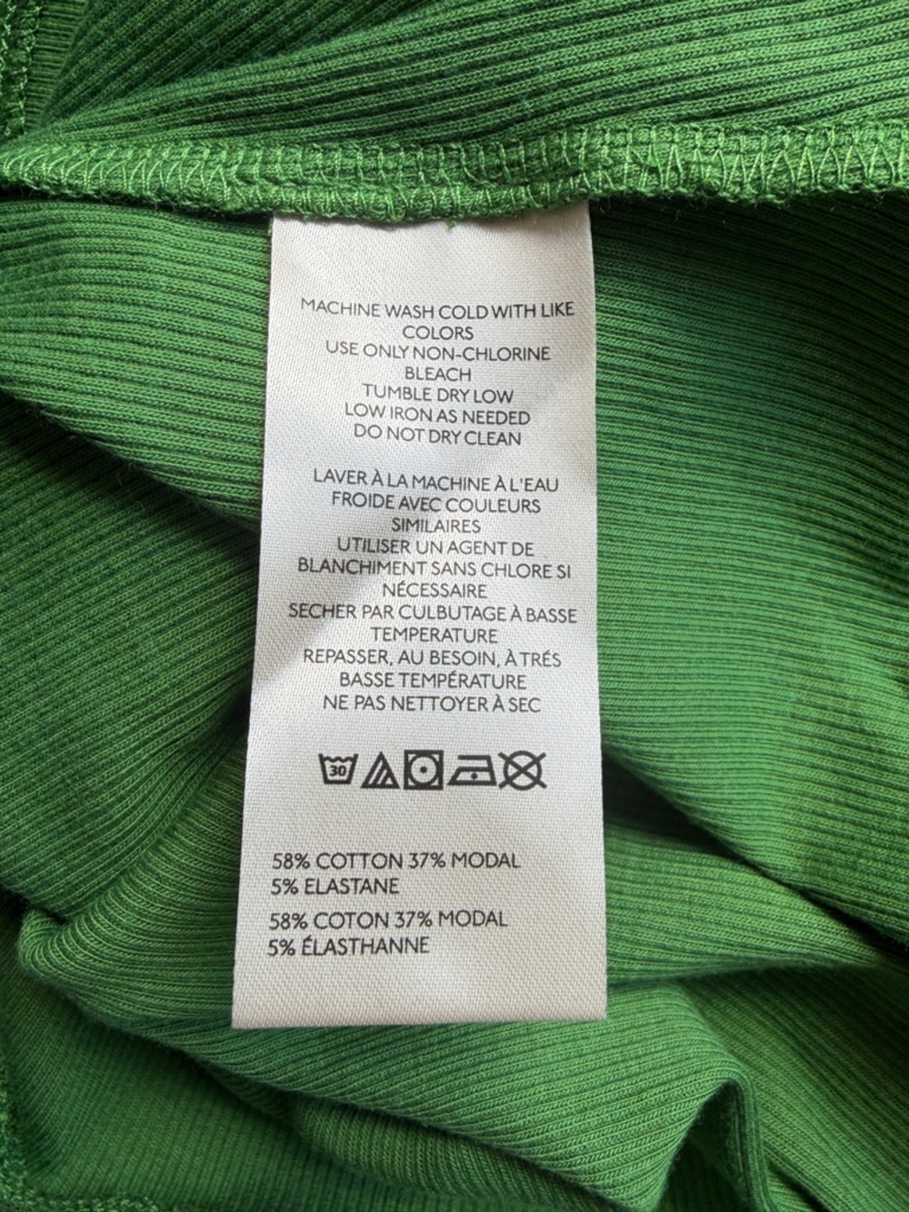 NWT Anthropologie Maeve Lace-Trim Cap-Sleeve Shirt Juniper Green Cotton Modal S - Picture 7 of 7